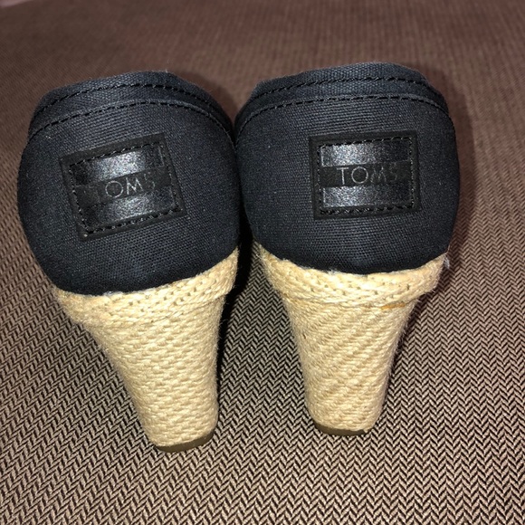 Toms black wedges - Picture 4 of 7